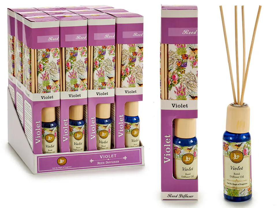 Set of 12 fragrance diffusers - Violets at Wasserman.eu