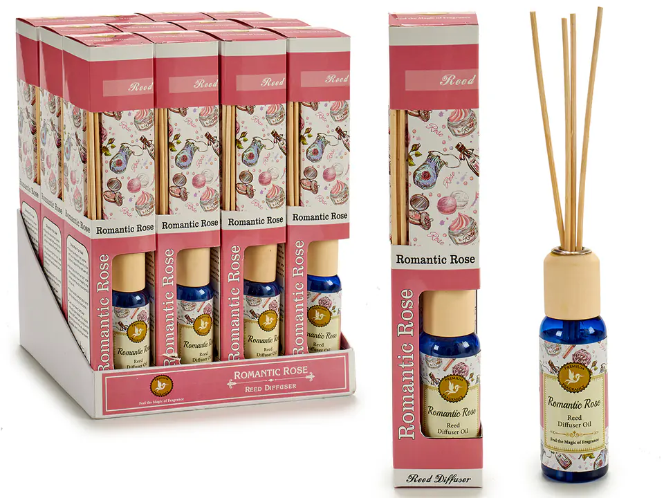 Set of 12 fragrance diffusers - Roses at Wasserman.eu