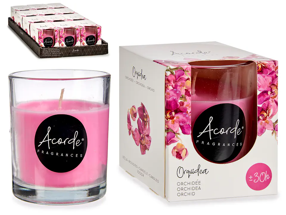 Świeca w szkle - Orchidea w sklepie Wasserman.eu