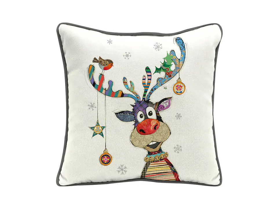 ⁨Pillow - Bug Art Rudolph 35X35⁩ at Wasserman.eu