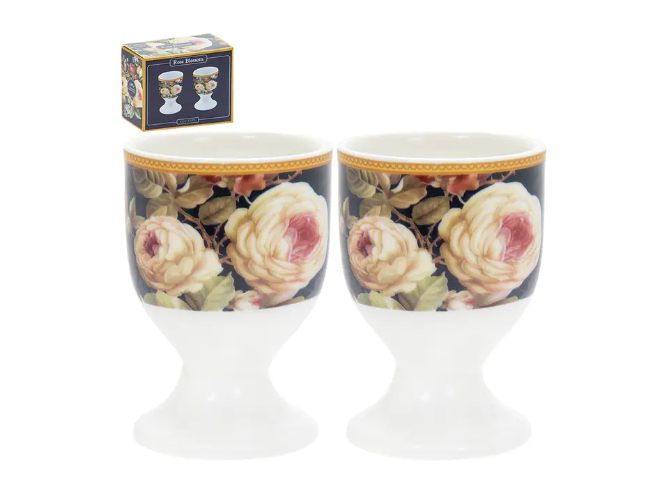 ⁨Set of 2 egg glasses - Rose Blossom⁩ at Wasserman.eu