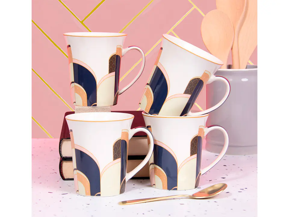 ⁨Set of 4 mugs - Art Deco⁩ at Wasserman.eu