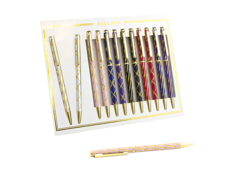 ⁨Kpl. 12 długopisów - Laser pen (mix kolorów)⁩ w sklepie Wasserman.eu