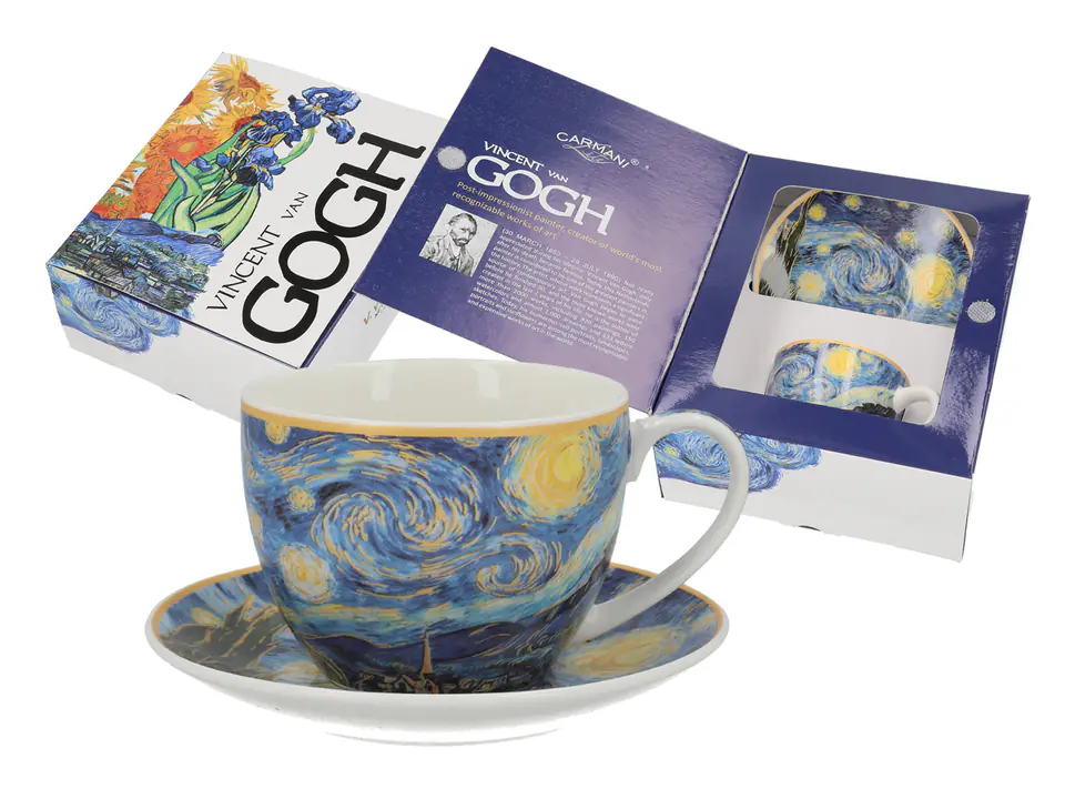 ⁨Cup with saucer - V. van Gogh, Starry Night (CARMANI)⁩ at Wasserman.eu