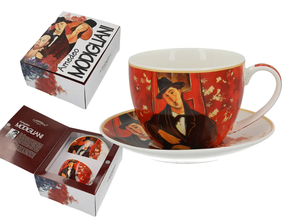 ⁨Saucer cup - A. Modigliani, Mario Varvogli (CARMANI)⁩ at Wasserman.eu