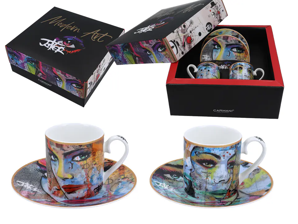 Kpl. 2 filiżanek espresso - Loui Jover (CARMANI) w sklepie Wasserman.eu