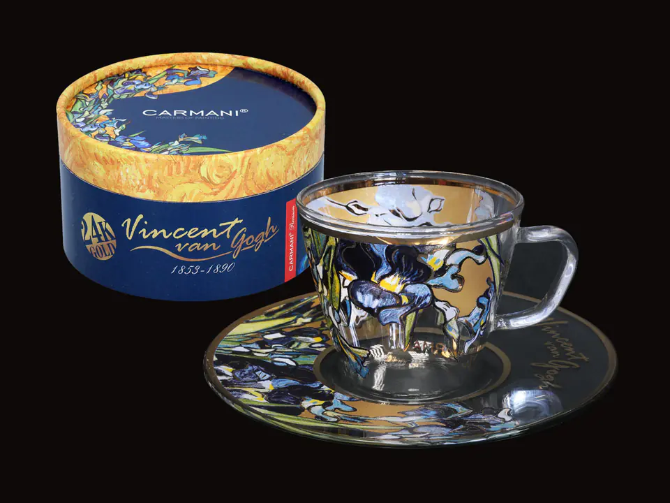 Filiżanka espresso - V. Van Gogh. Irysy (CARMANI) w sklepie Wasserman.eu