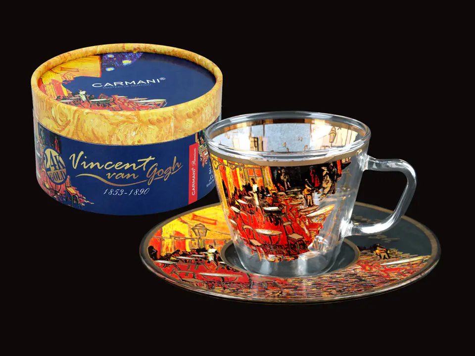 Filiżanka espresso - V. Van Gogh. Taras kawiarni w nocy (CARMANI) w sklepie Wasserman.eu
