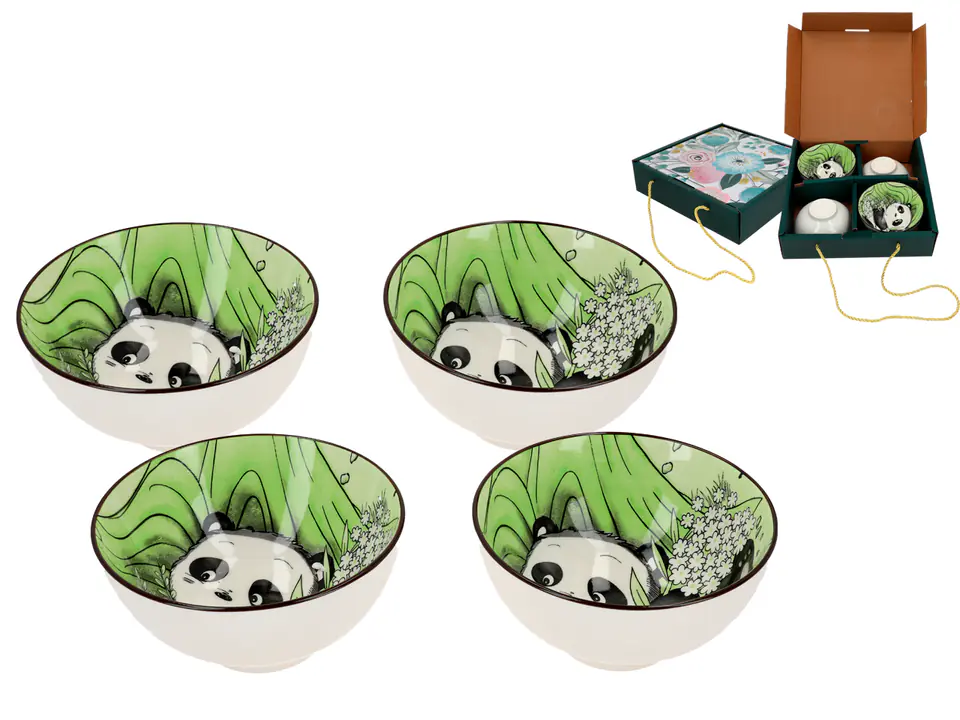 ⁨Kpl. 4 miseczek - Panda⁩ w sklepie Wasserman.eu