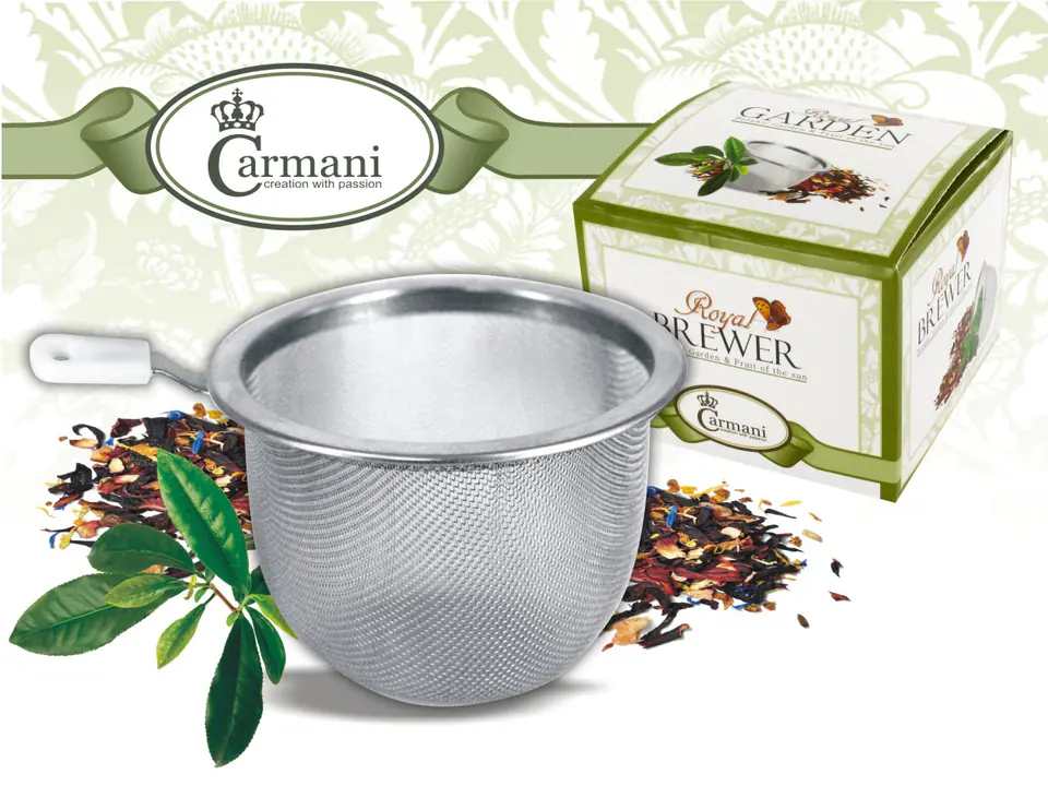 Infuser - cup strainer with handle in the box at Wasserman.eu