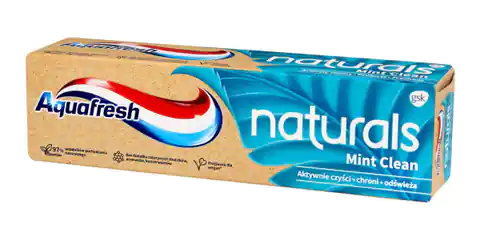 ⁨Aquafresh Naturals Pasta do zębów Mint Clean 75ml⁩ w sklepie Wasserman.eu