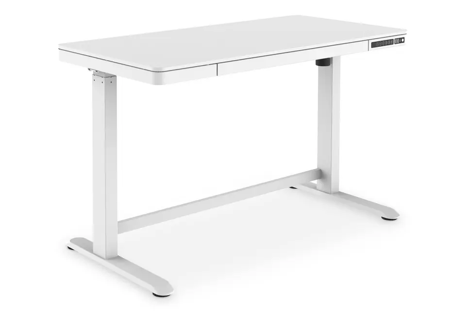 ⁨Digitus | Electric Height Adjustable Desk | 72 - 121 cm | Maximum load weight 50 kg | Metal | White⁩ w sklepie Wasserman.eu
