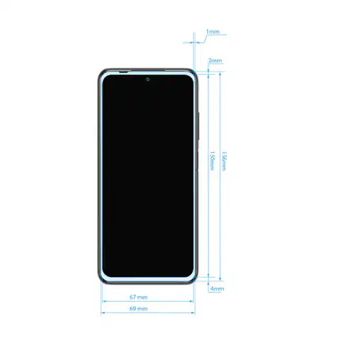 ⁨Crong 7D Nano Flexible Glass - Non-cracking 9H Hybrid Glass for Full Screen Xiaomi Redmi Note 10 5G⁩ at Wasserman.eu