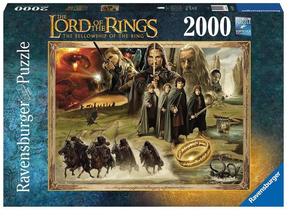 ⁨Puzzle 2000 elements: Lord of The Rings⁩ at Wasserman.eu