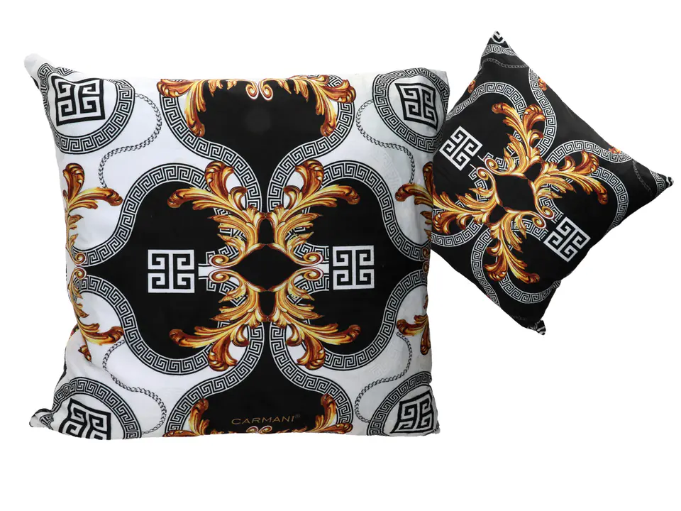 ⁨Poduszka z wypełnieniem/suwak - Wzór 3 (CARMANI)⁩ w sklepie Wasserman.eu