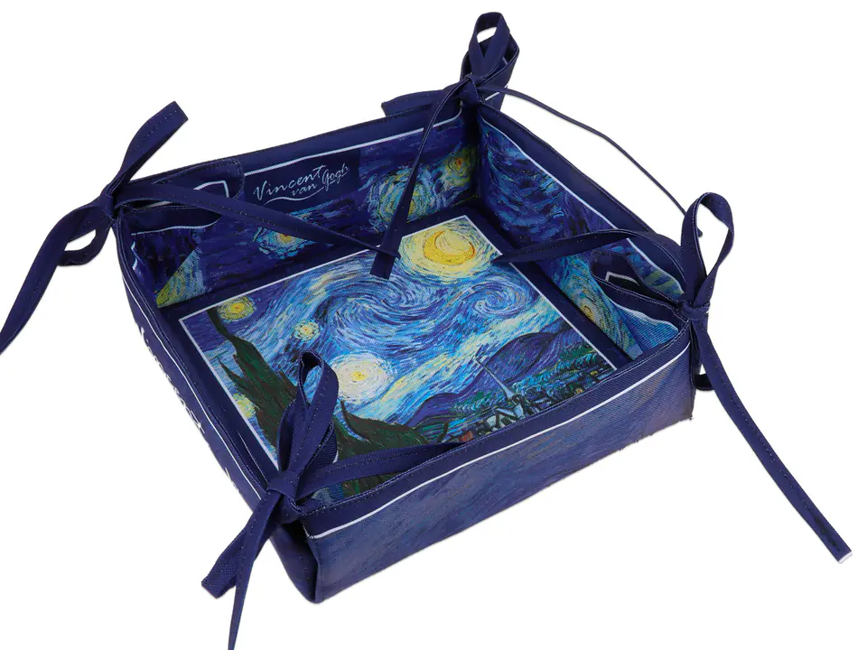 ⁨Small bread basket - V. van Gogh, Starry Night (CARMANI)⁩ at Wasserman.eu