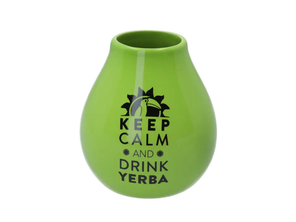 Matero Ceramico LUKA GREEN 350 ml z logo MATE GREEN w sklepie Wasserman.eu