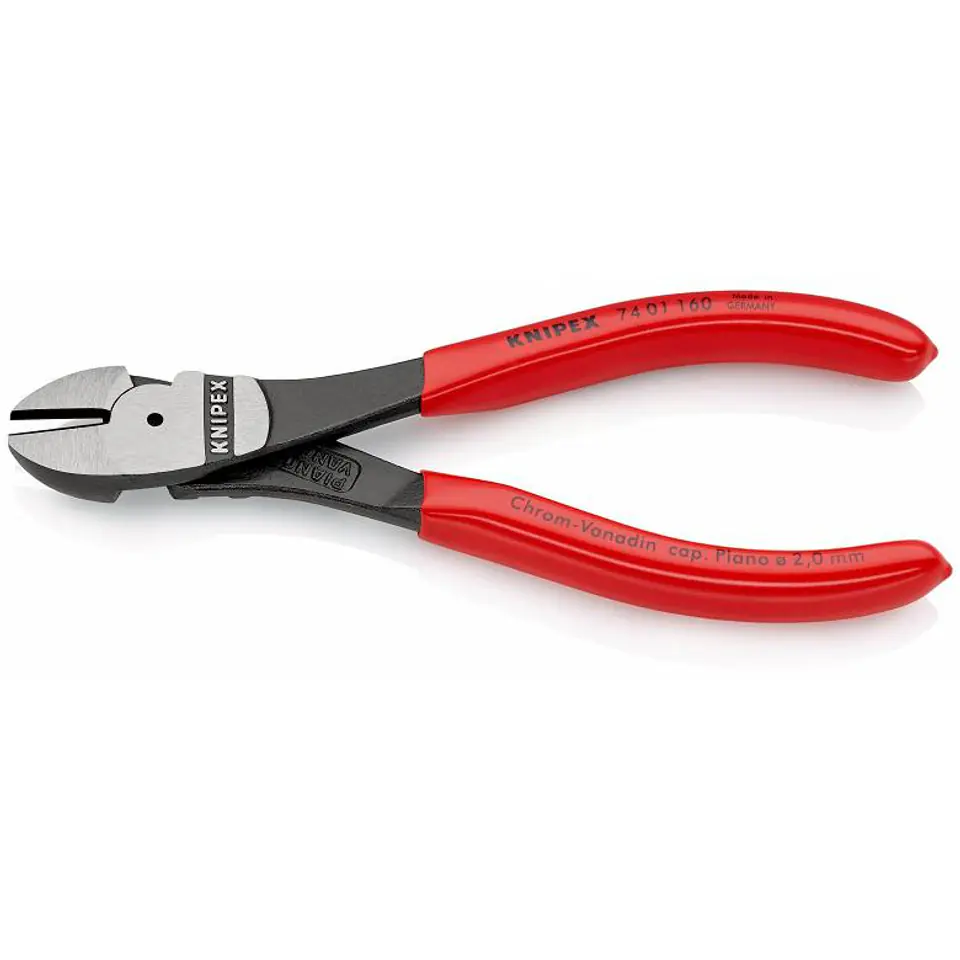 ⁨SIDE CUTTING PLIERS WITH INCREASED GEAR RATIO 160MM⁩ at Wasserman.eu