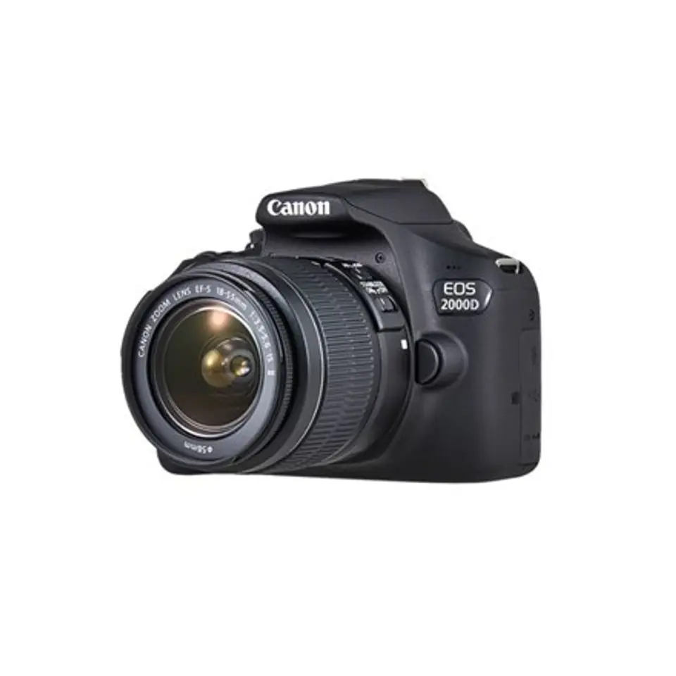 Canon EOS 2000D 18-55 III EU26 SLR Camera Kit, Megapixel 24.1 MP, ISO 12800, Display diagonal 3.0 ", Wi-Fi, Video recording, APS at Wasserman.eu