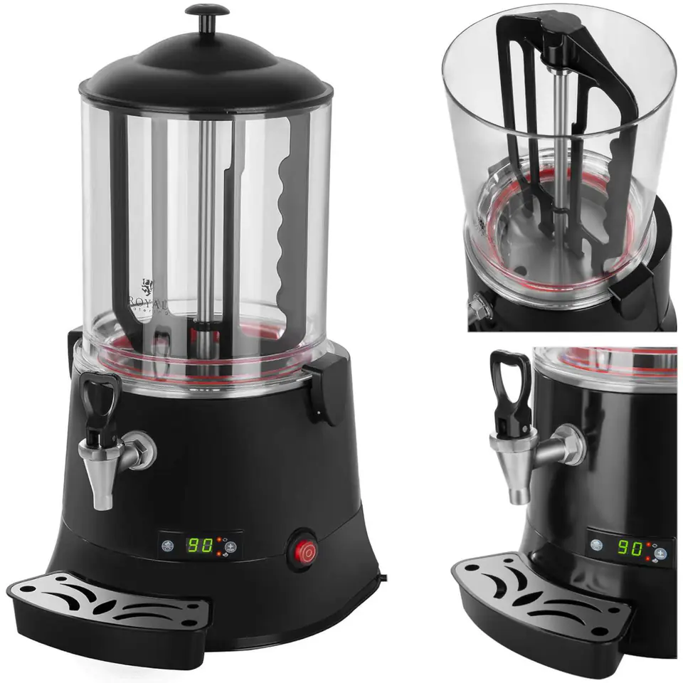 ⁨Chocolate coatier hot chocolate dispenser heater 30-90C 10L⁩ at Wasserman.eu