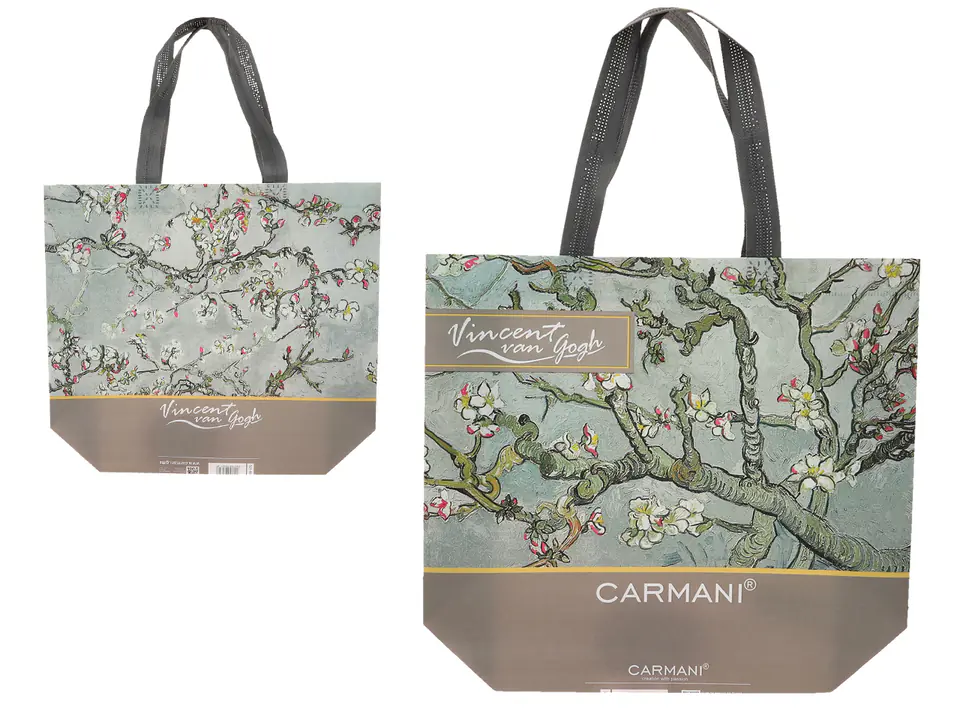 ⁨Breakfast bag - V. Van Gogh, Almond Blossom, silver (CARMANI)⁩ at Wasserman.eu