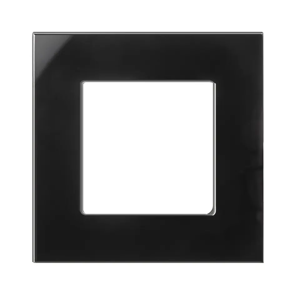 ⁨Maclean Glass Frame, Single, Black, 86x86mm, MCE730B⁩ at Wasserman.eu