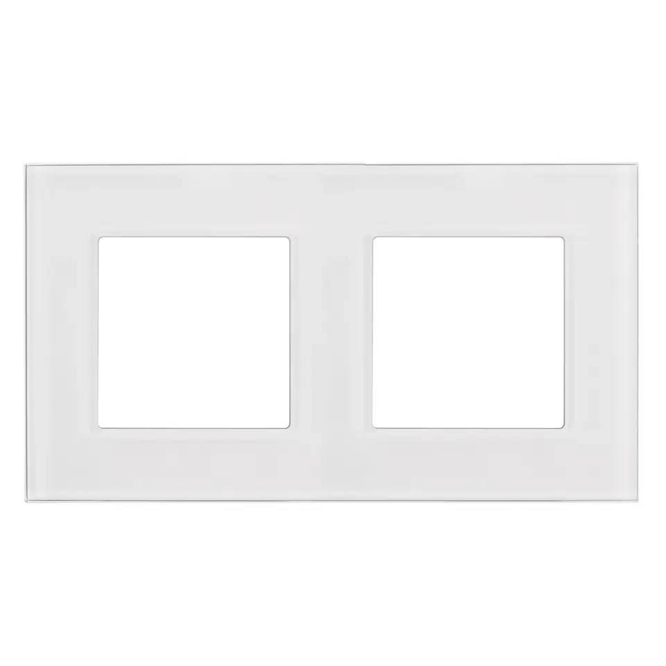 ⁨Maclean Glass Frame, Double, White, 157x86mm, MCE729W⁩ at Wasserman.eu