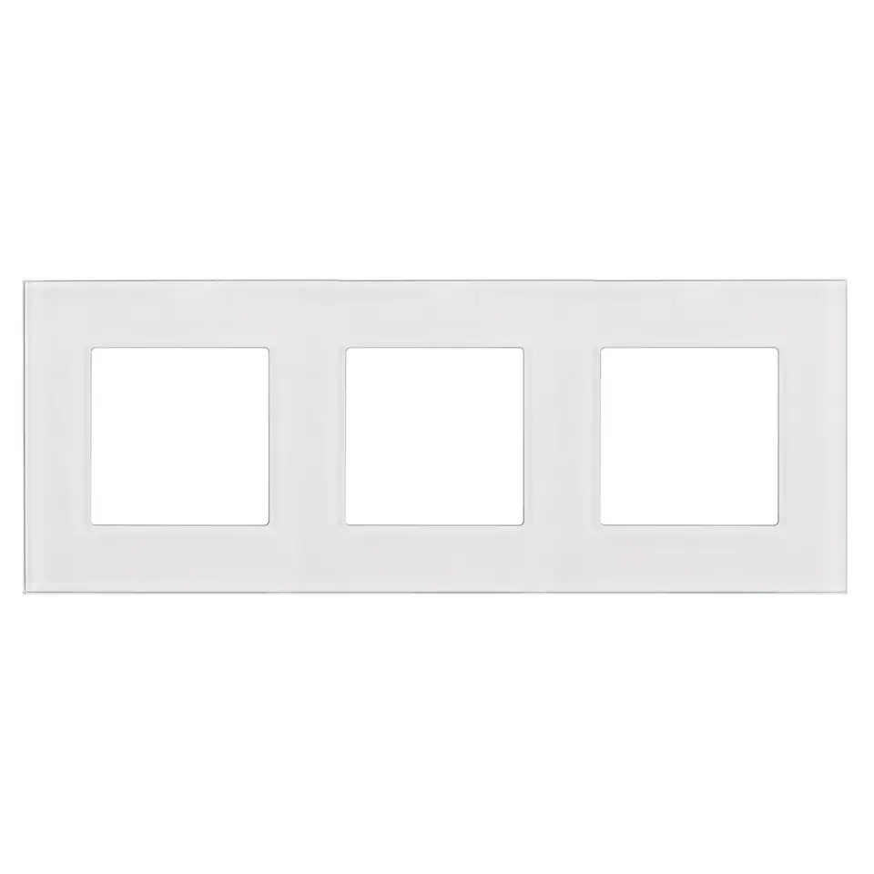 ⁨Maclean Glass Frame, Triple, White, 228x86mm, MCE731W⁩ at Wasserman.eu
