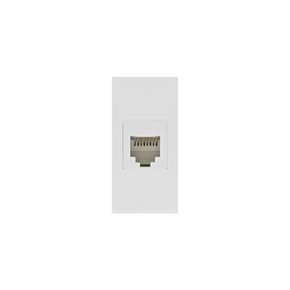 ⁨LAN Maclean Socket, Single, White, MCE725W⁩ at Wasserman.eu