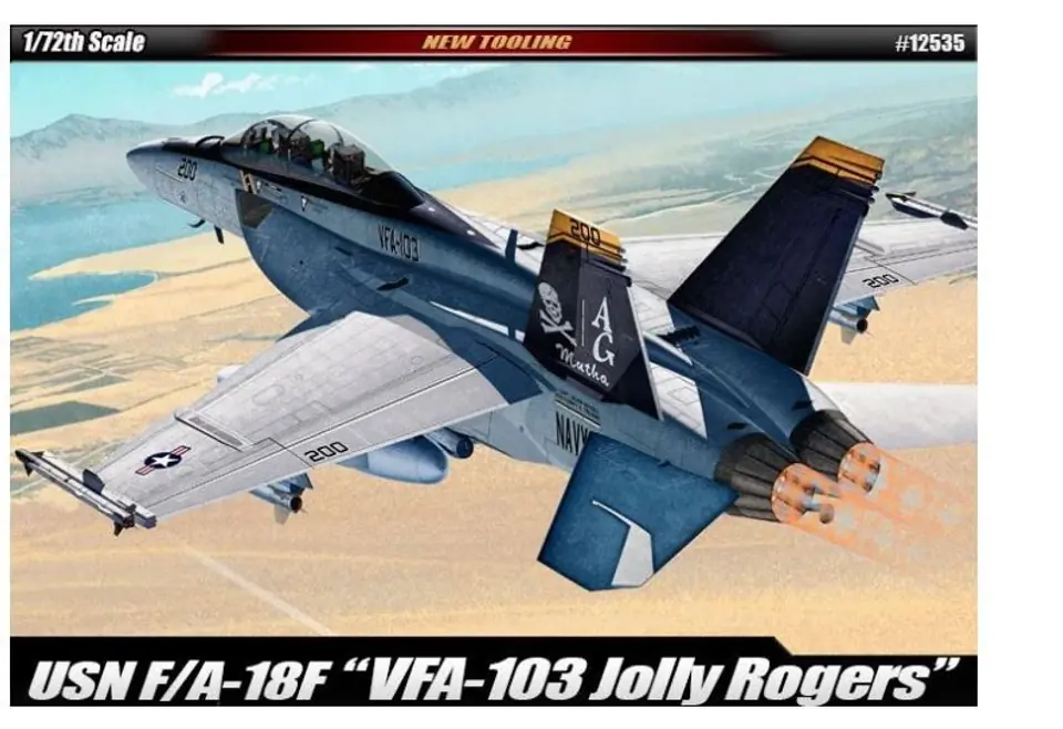 ⁨Model plastikowy F/A-18F USN VF-103 Jolly Rogers⁩ w sklepie Wasserman.eu