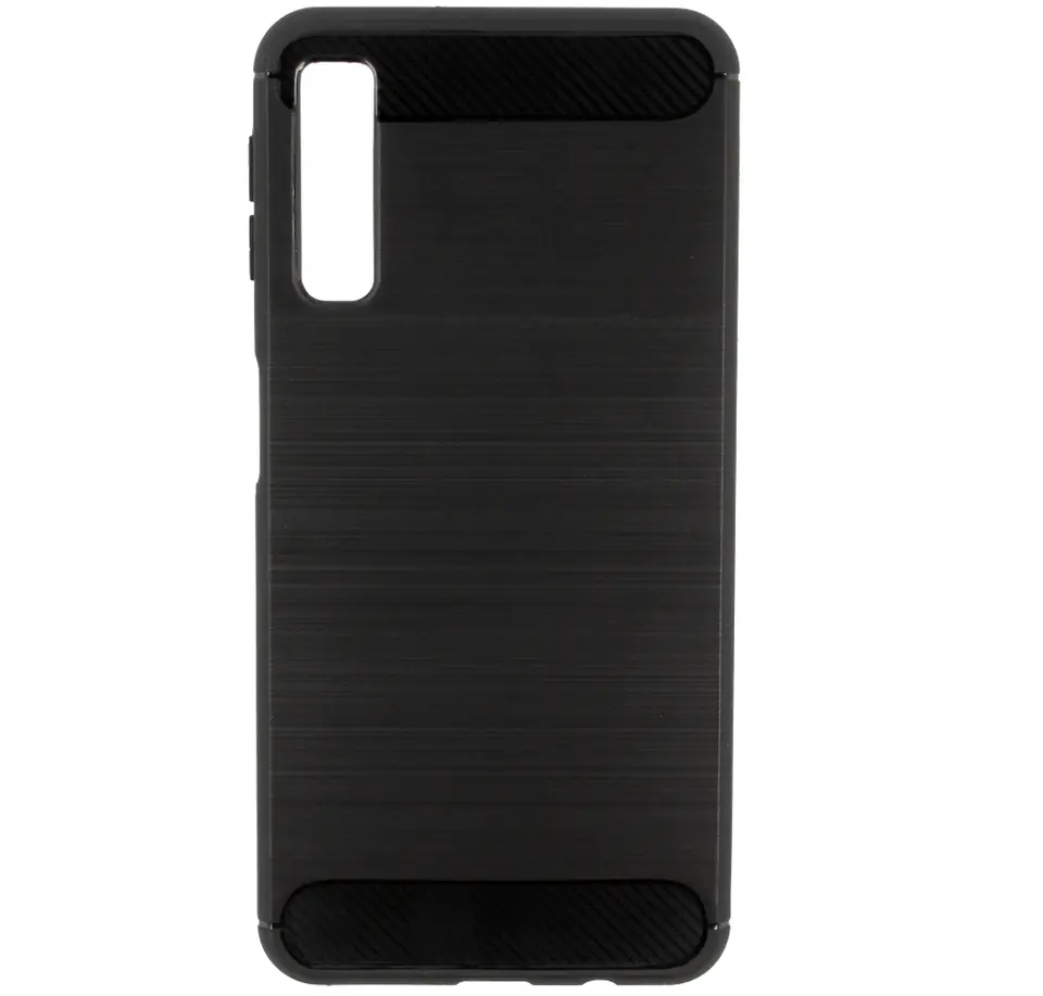 ⁨Case SAMSUNG GALAXY A7 2018 Nexeri Carbon Armoured black⁩ at Wasserman.eu