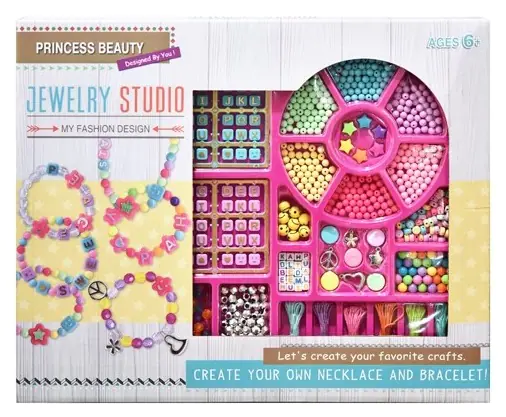 Beads for making jewelry bracelets from letters at Wasserman.eu