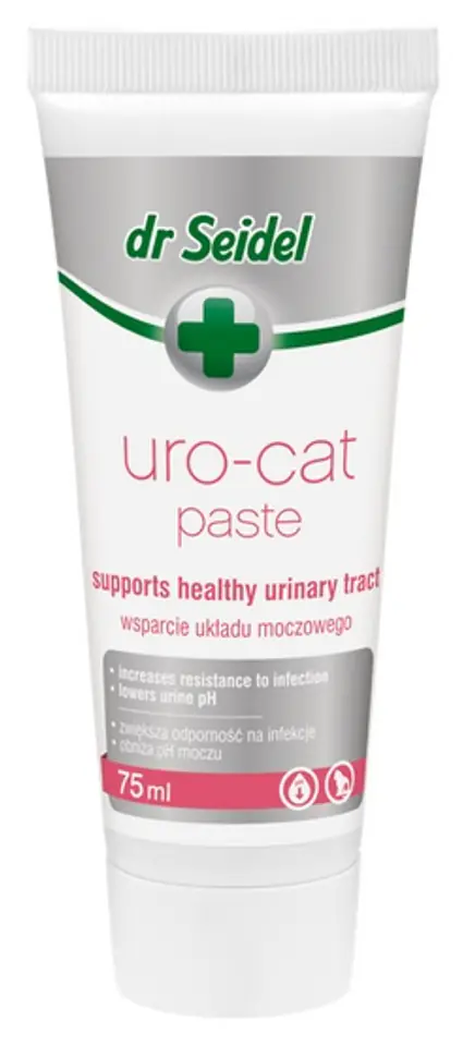 ⁨Dr. Seidel Uro-Cat Paste - urinary support 75g⁩ at Wasserman.eu