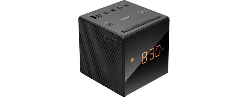 ⁨Alarm clock radio ICFC1B. CED black⁩ at Wasserman.eu