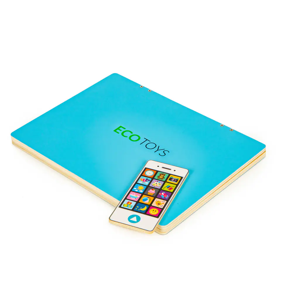 Tablica edukacyjna magnetyczna laptop litery cyfry ECOTOYS w sklepie Wasserman.eu