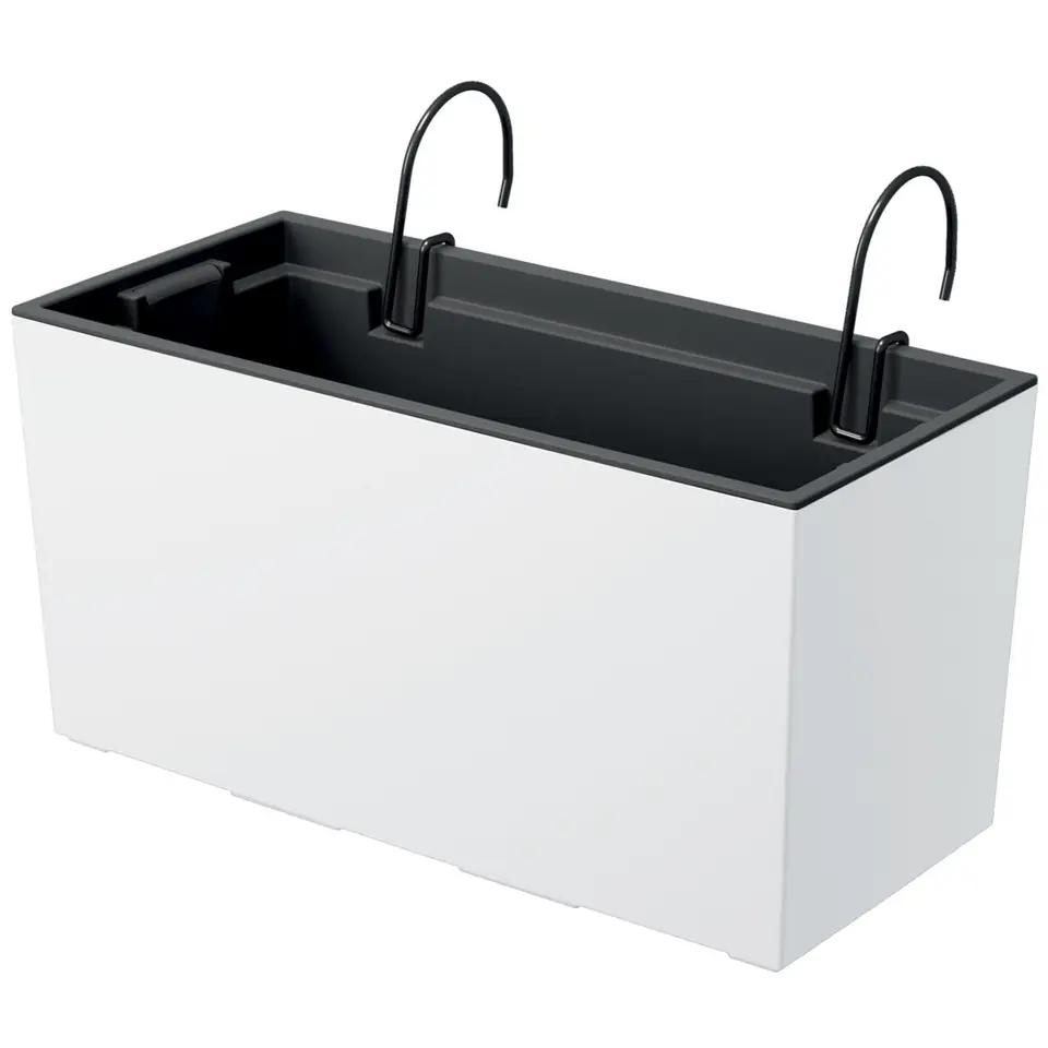 ⁨Plant pot with hooks Urbi Case DUC400W white⁩ at Wasserman.eu