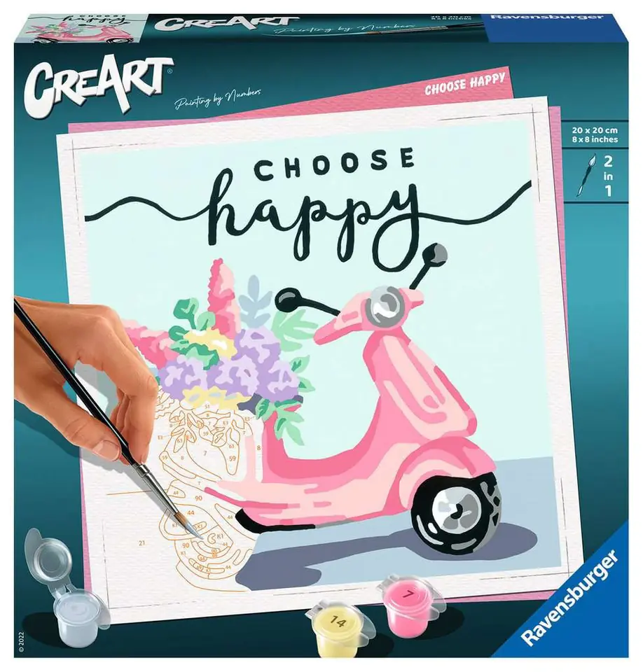 ⁨Malowanka CreArt Choose Happy⁩ w sklepie Wasserman.eu