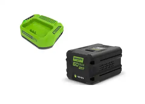 ⁨60V 4Ah battery pack + 2A charger Greenworks GSK60B4 - 2933807⁩ at Wasserman.eu
