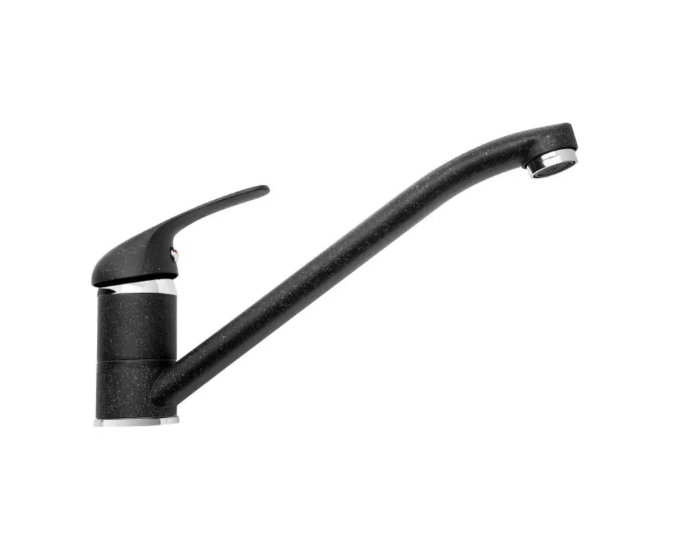 ⁨Bateria PYRAMIS ASALIA granit czarny 090918401 kuchenna czarna nakrapiana⁩ w sklepie Wasserman.eu