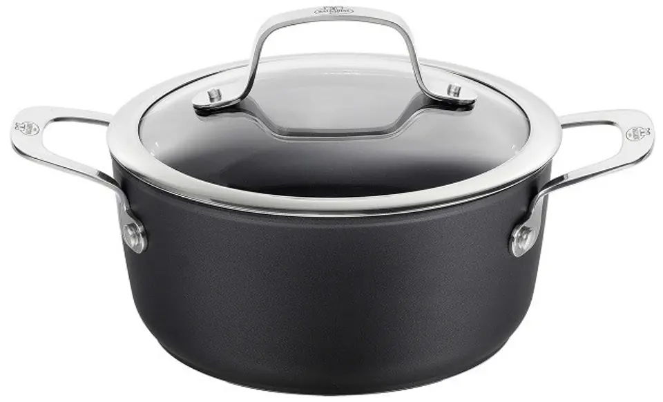 ⁨Cooking pot BALLARINI Alba with lid titanium 4,7 L ALBG2LD.24D⁩ at Wasserman.eu