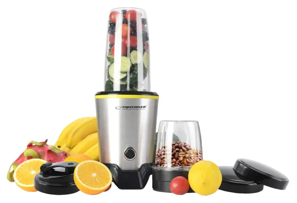 ⁨Blender sportowy Esperanza MASTER EKM028 (1000W; kolor czarno-srebrny)⁩ w sklepie Wasserman.eu