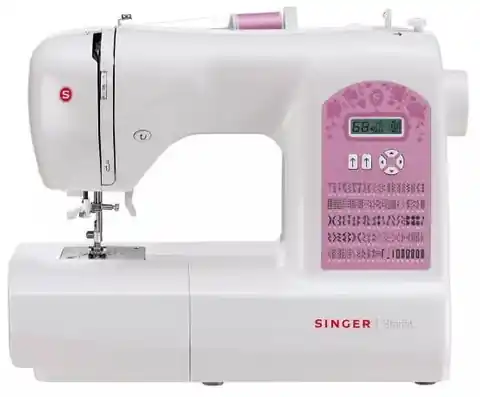 ⁨Singer 6699 sewing machine, electronic, white, rosarot⁩ im Wasserman.eu