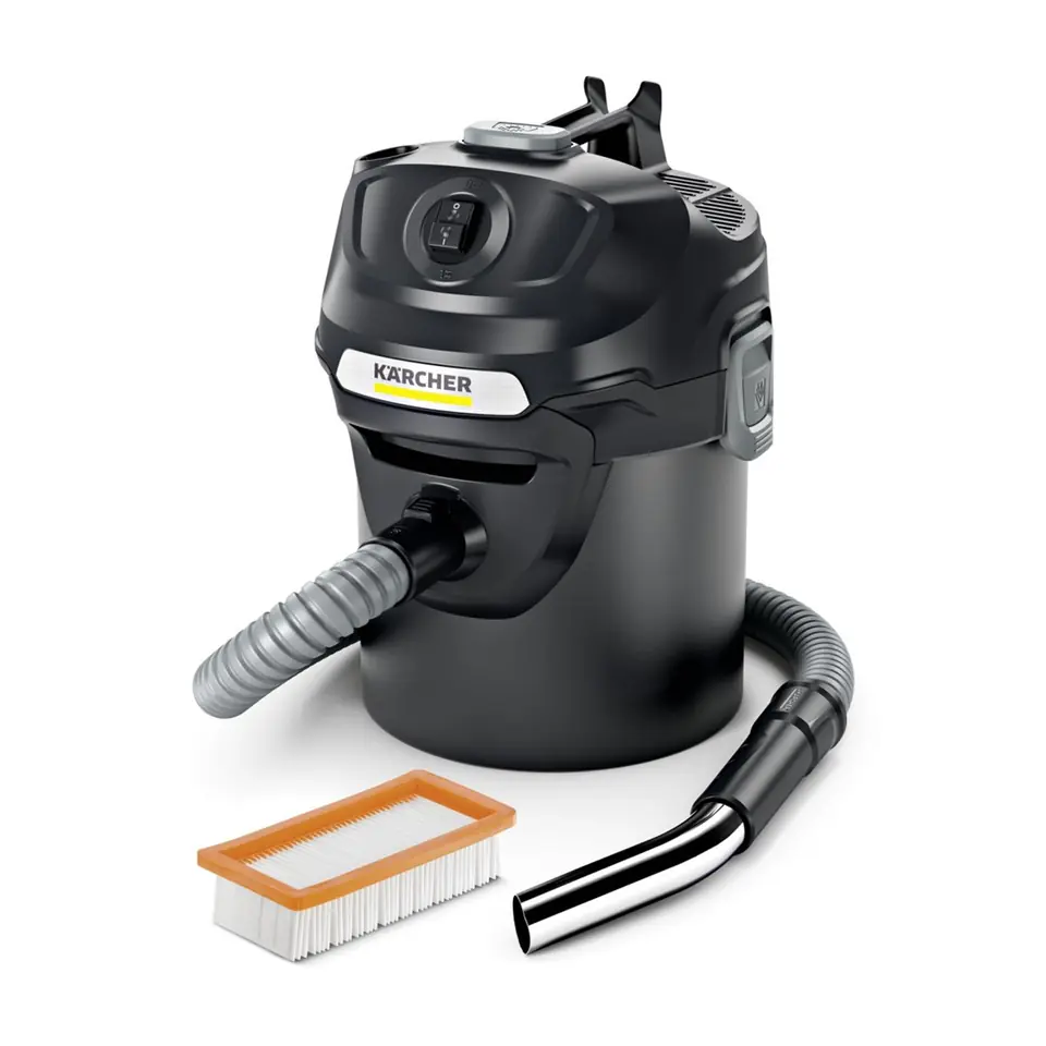 ⁨Odkurzacz kominkowy KARCHER AD 2 1.629-711.0 (600W; kolor czarny)⁩ w sklepie Wasserman.eu