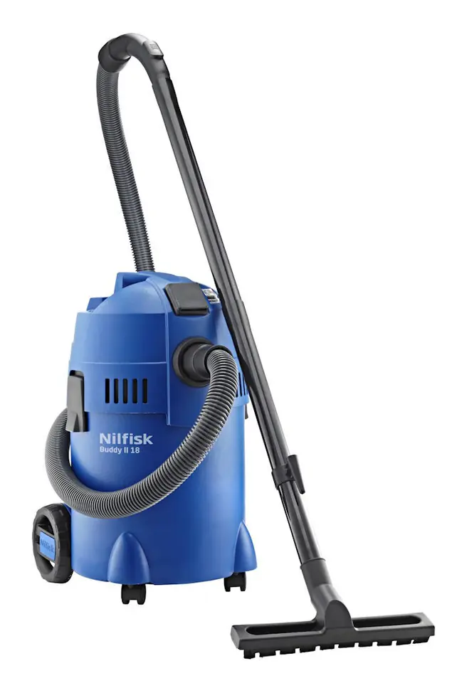 ⁨Nilfisk Buddy II 18 Black, Blue 18 L 1200 W⁩ at Wasserman.eu