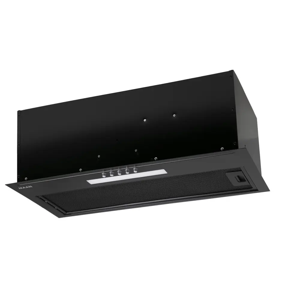 ⁨Built-in under-cupboard kitchen hood MAAN Fiugi 2 50 310 m3/h, Black⁩ at Wasserman.eu