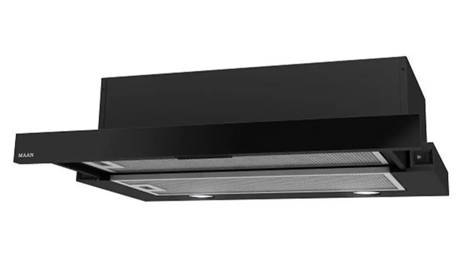 ⁨Telescopic hood MAAN Corona 50 310 m3/h, Black⁩ at Wasserman.eu