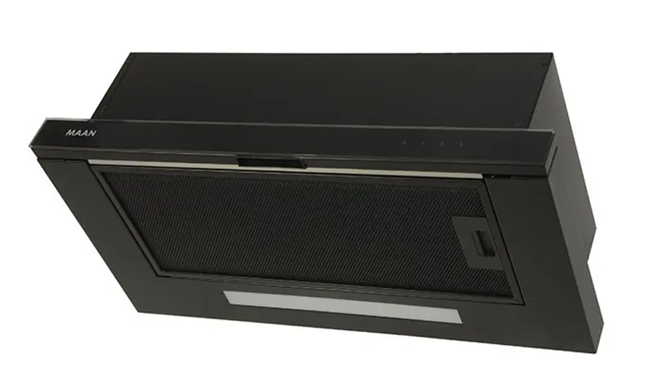 ⁨Okap teleskopowy MAAN Corona 2 Touch 60 czarny (sterowanie dotykowe)⁩ w sklepie Wasserman.eu