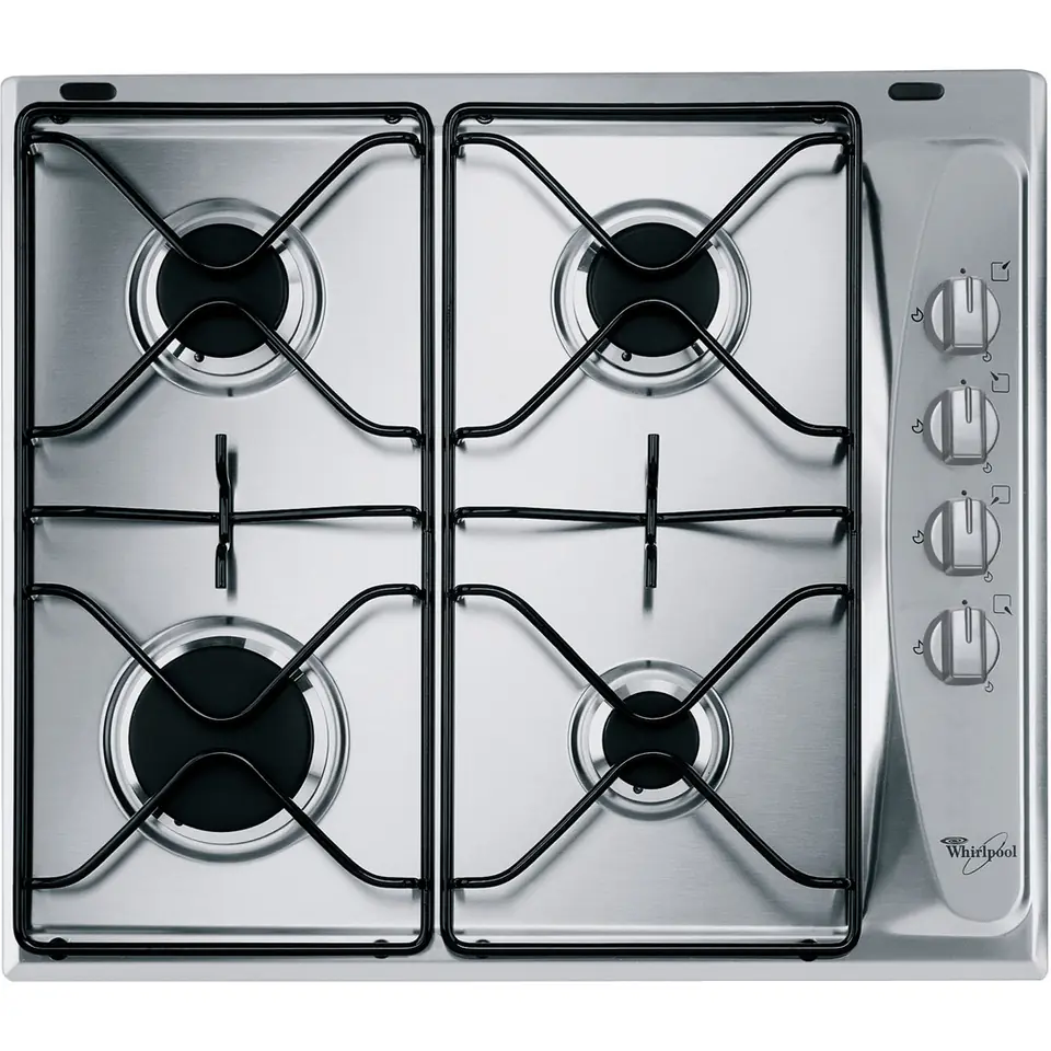 ⁨Whirlpool AKM 268/IX hob Stainless steel Built-in Gas 4 zone(s)⁩ at Wasserman.eu