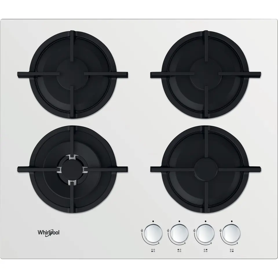 ⁨Whirlpool AKT 625/WH hob White Built-in Gas 4 zone(s)⁩ at Wasserman.eu