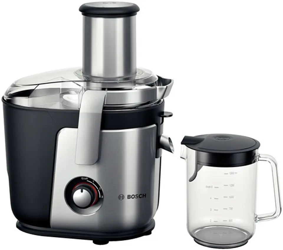 ⁨Bosch MES4010 juice maker Centrifugal juicer Black,Silver 1200 W⁩ at Wasserman.eu